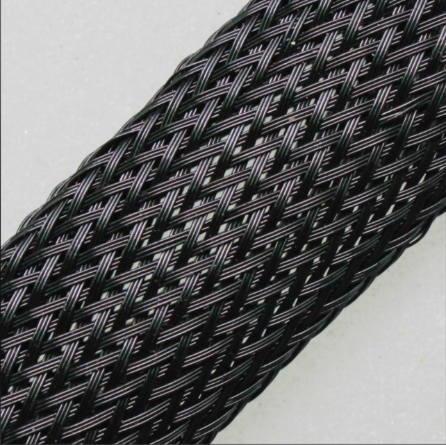 PET编织网管编织结构特写