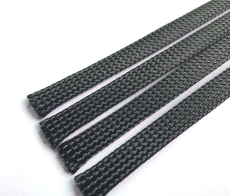 PET编织网管切段展示